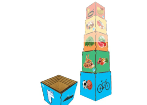 Cubo de Encaixe - Nova Pirâmide Alimentar 