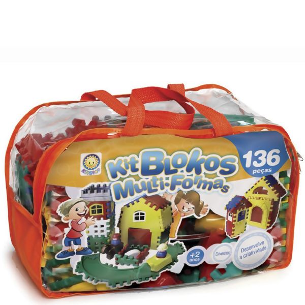 Kit Blocos multi formas 
