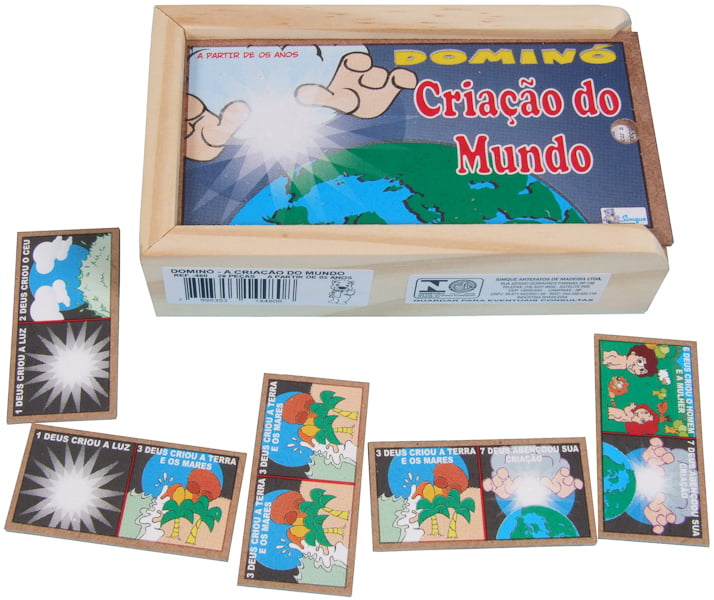 Dominó criação do mundo
