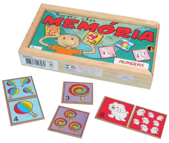 Jogo da memoria numerais