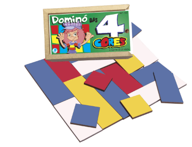 Dominó das 4 cores 