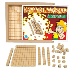 Material Dourado 62 peças 