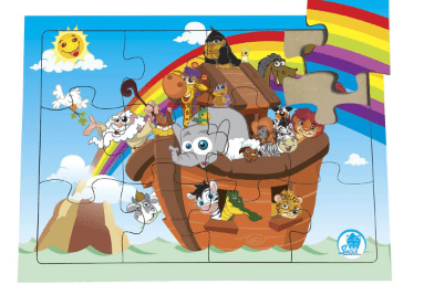 Quebra- cabeça Arca de Noé 