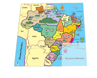 Quebra-Cabeça  Mapa - Estados