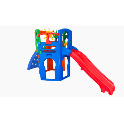 PLAYGROUND PREMIUM PRATA COM ESCORREGADOR INFANTIL FRESO