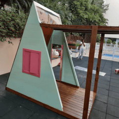 Casinha em madeira CLB 010