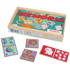 Jogo da memoria numerais