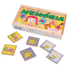 Jogo memória frutas