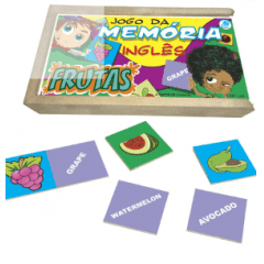 Memória frutas inglês 