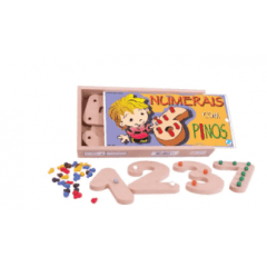 Números com pinos (pinos Plásticos ) 