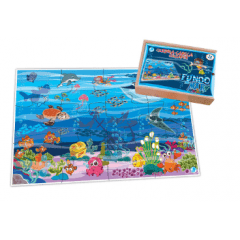 Quebra- Cabeça Gigante - Fundo do Mar 60 Peças 