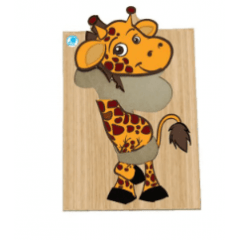 Super Quebra-Cabeça Girafa 